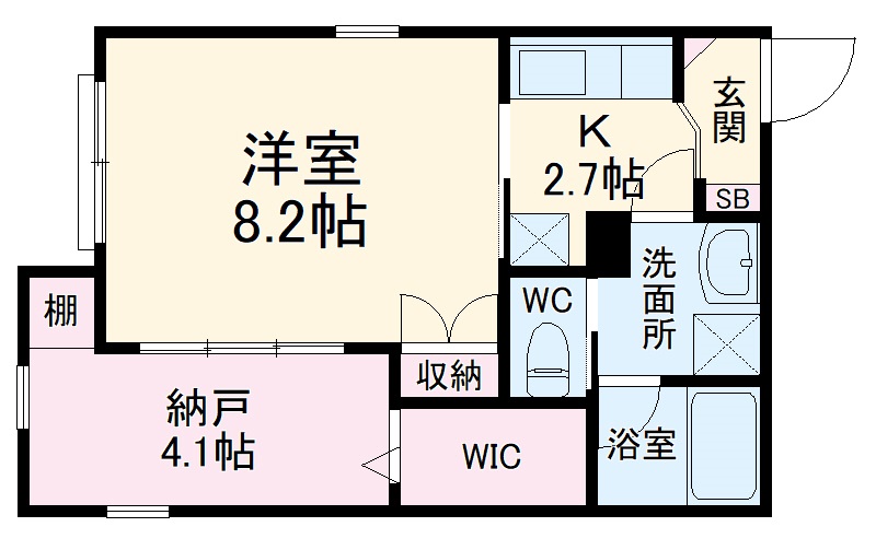 ミ アモーレの間取り
