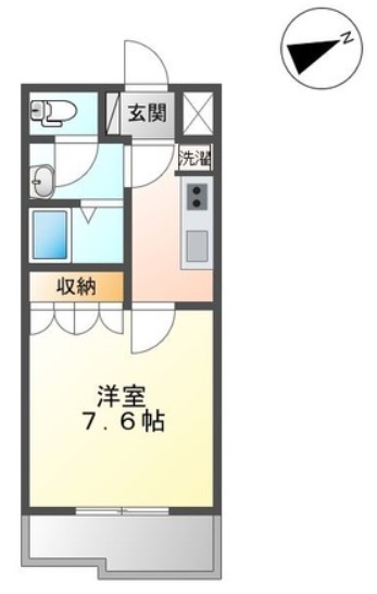 八坂東の間取り