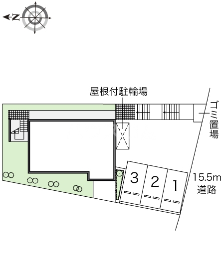 15/17 駐車場