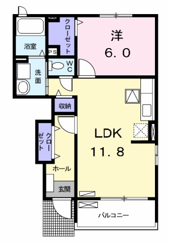 プリズムの間取り