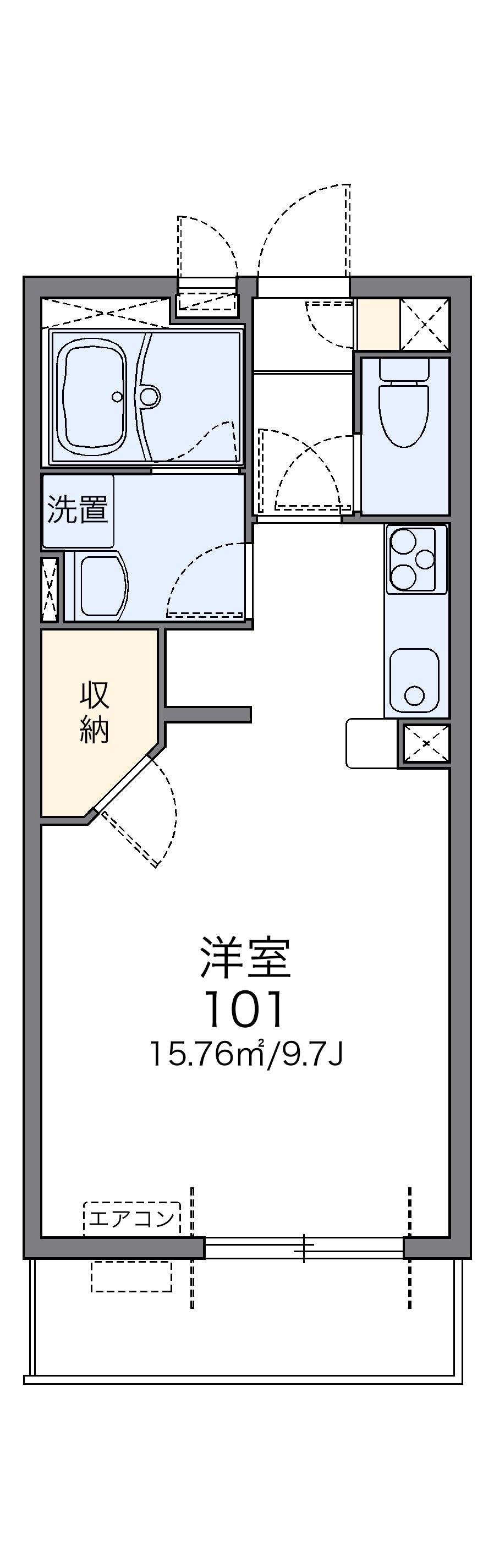 レオネクストレ マーニの間取り