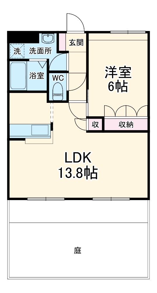 ペティハウスSeleneの間取り