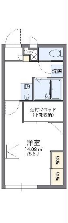 レオパレス西岡の間取り