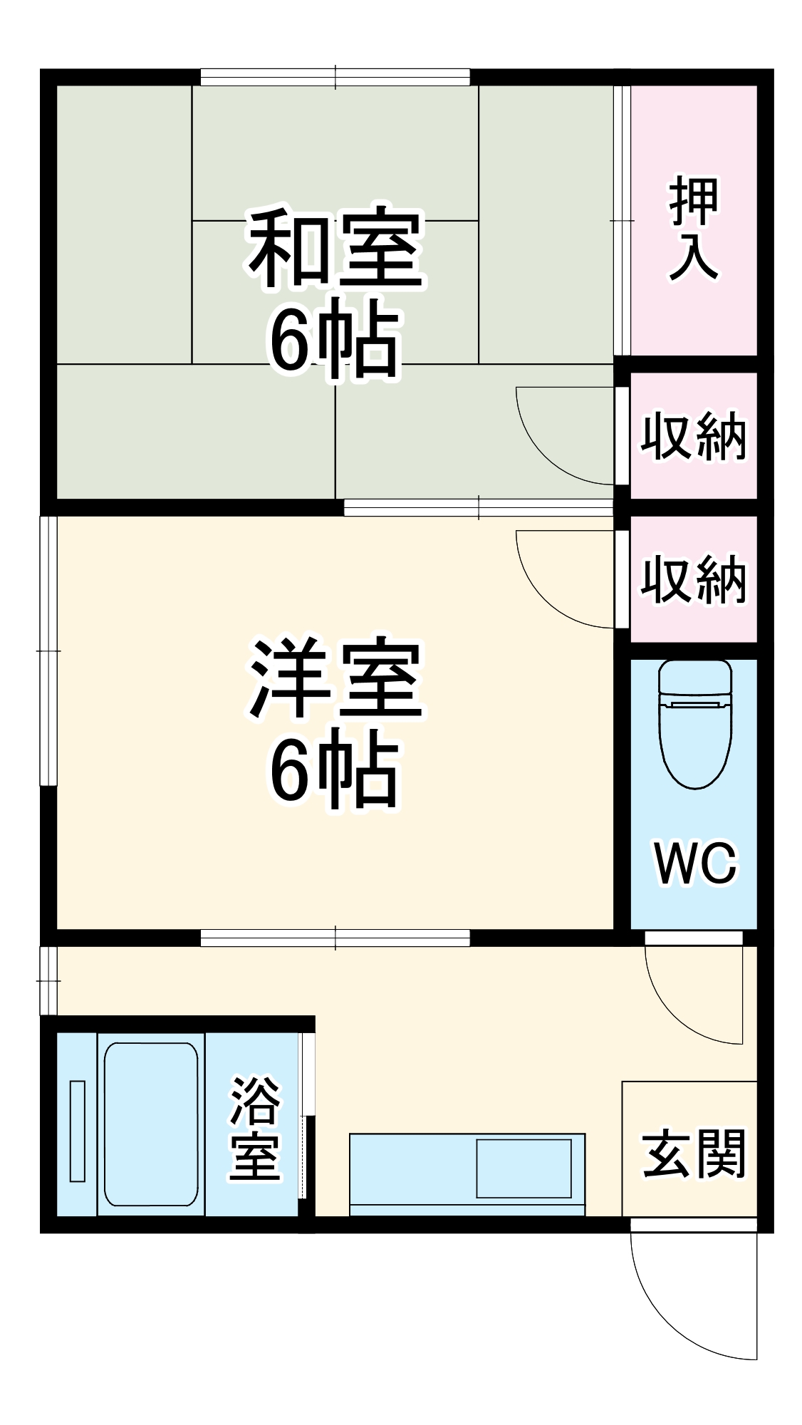 ガーデンフタバの間取り