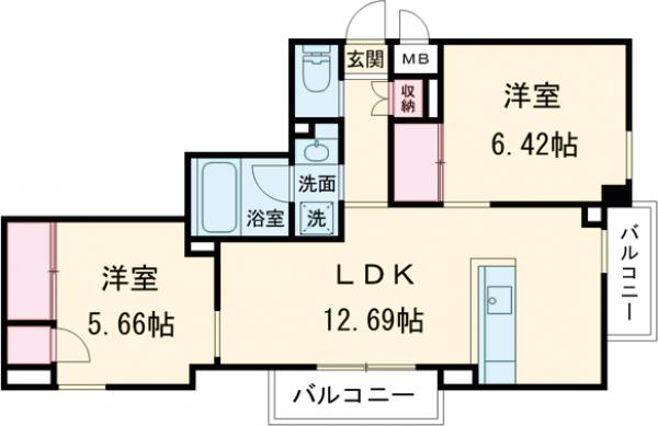 MG PLAZAの間取り