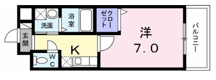 ウェールスの間取り
