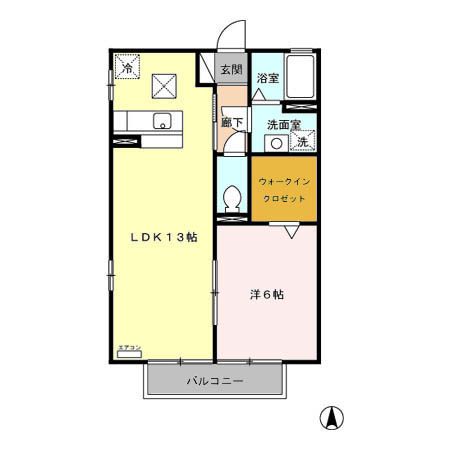 サニーコーポ富士見Ｃの間取り