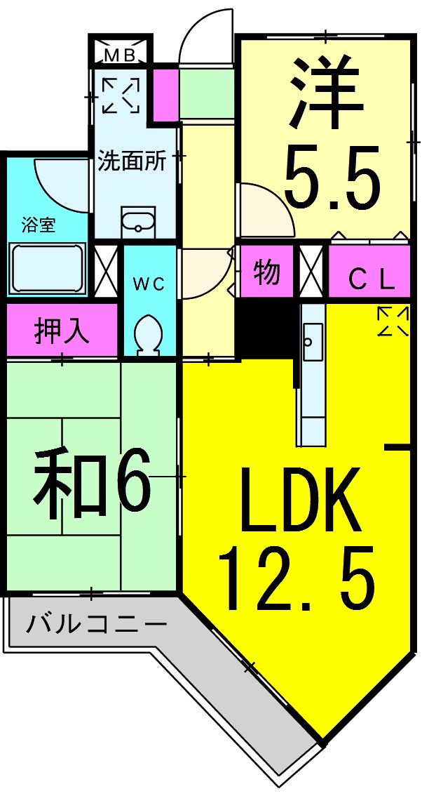 グレース新松戸Ⅰの間取り