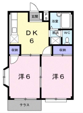 エルディムみなみⅡの間取り