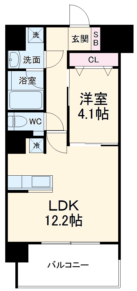 ルーエ池下の間取り