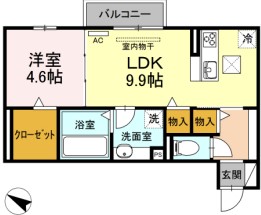 グラシューズの間取り