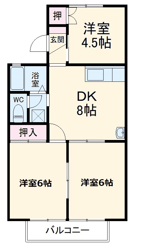 ファミール水瀬の間取り