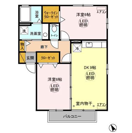 プロヴァンスの間取り