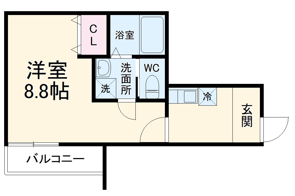 ドミール渋谷の間取り