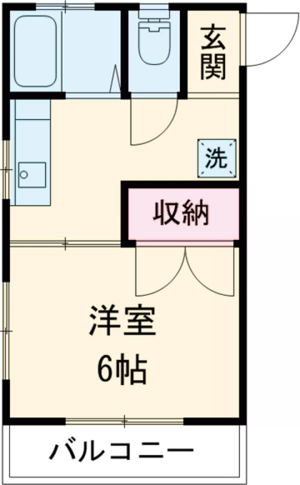 エースハイツの間取り