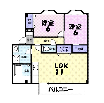 リバーサイド山崎の間取り