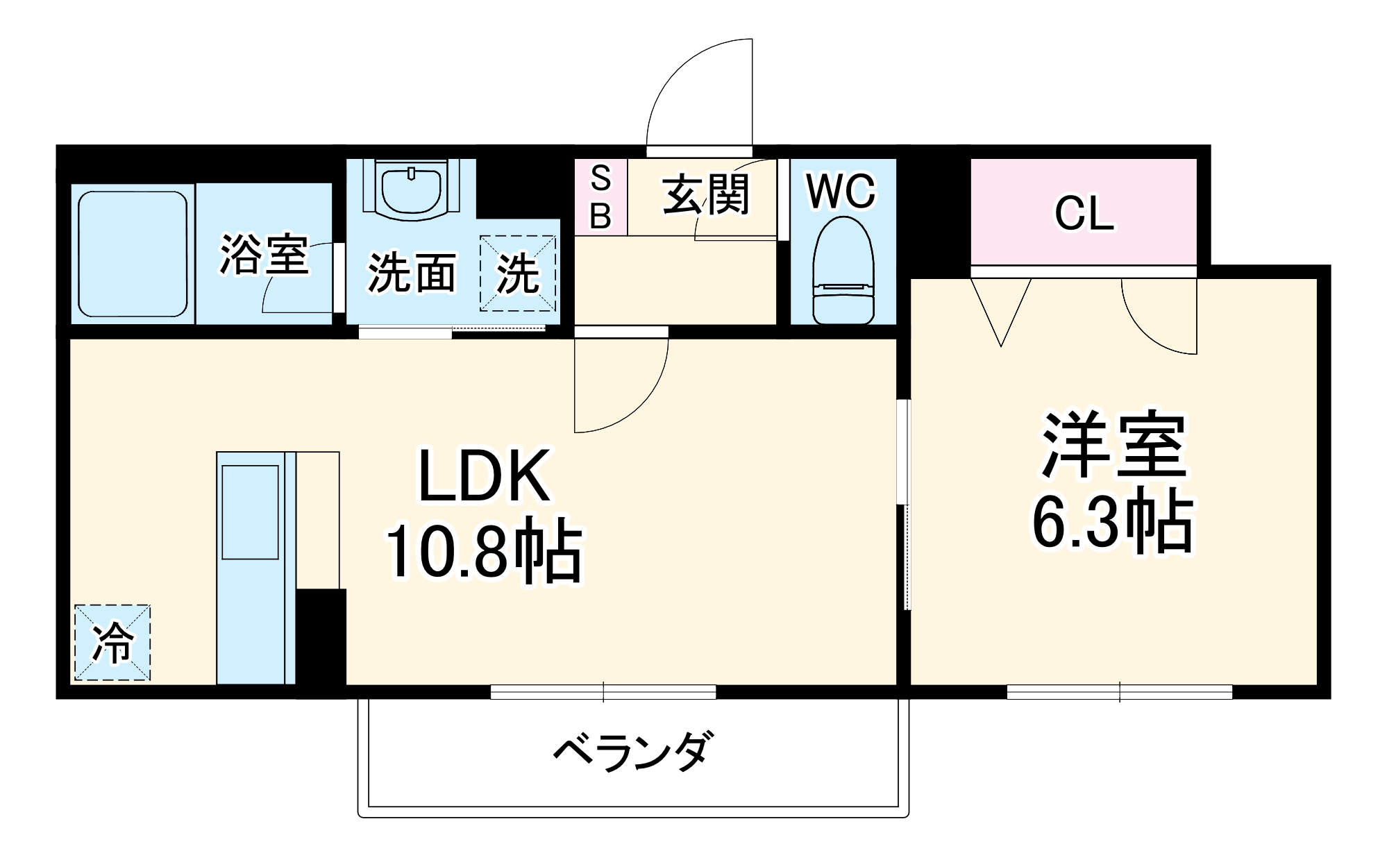 ベルナードの間取り
