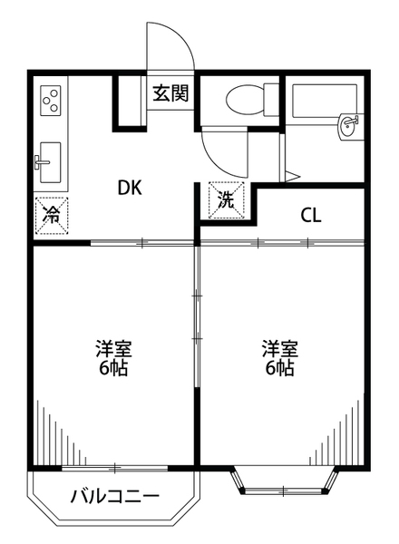 メゾン成瀬が丘の間取り