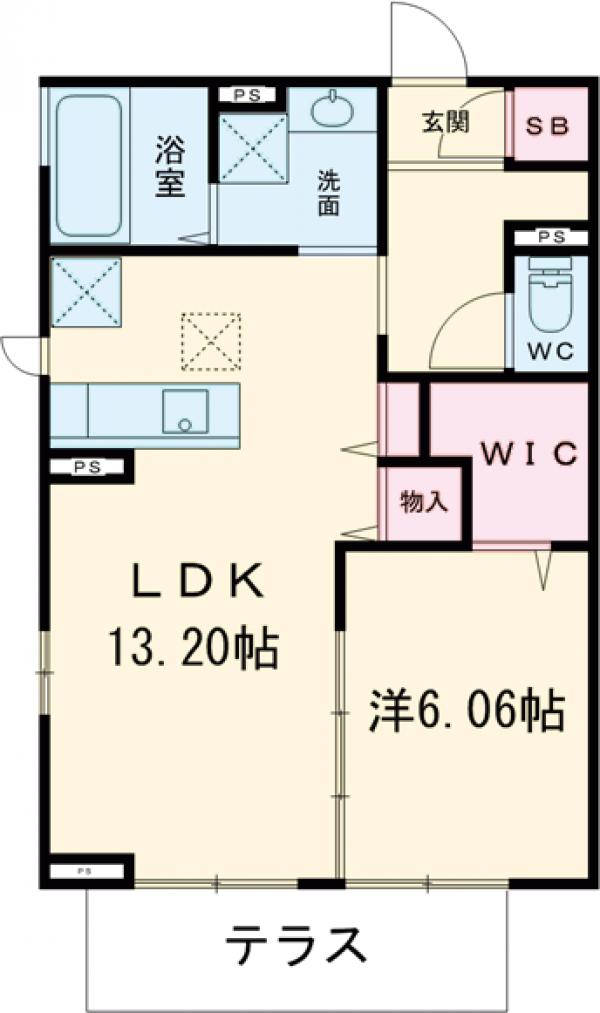 ル・ベント中町の間取り