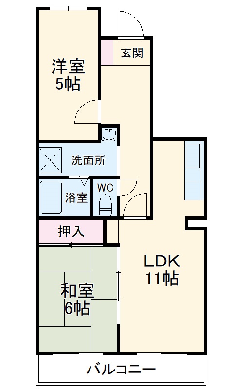 クレール・ソシアの間取り