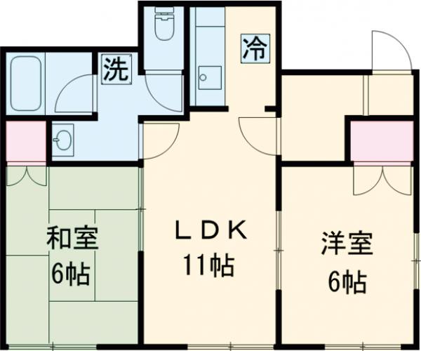 カーサ グリーンリーフの間取り