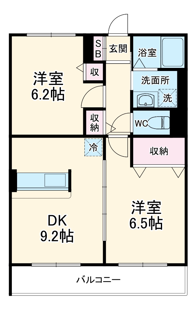 パレットグレース公津の杜の間取り