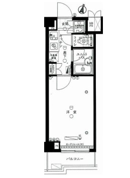 ルーブル中野沼袋弐番館の間取り