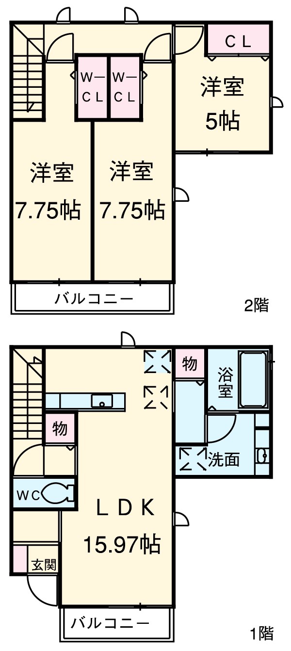 グラディートの間取り