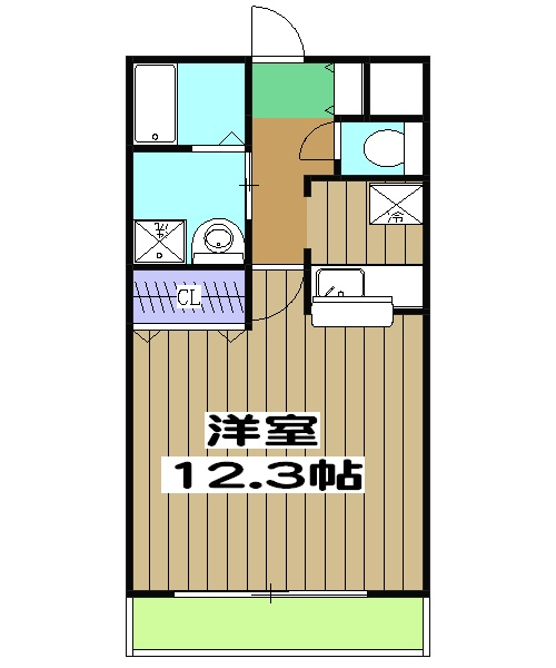 ラフィーネ桂Ⅱの間取り