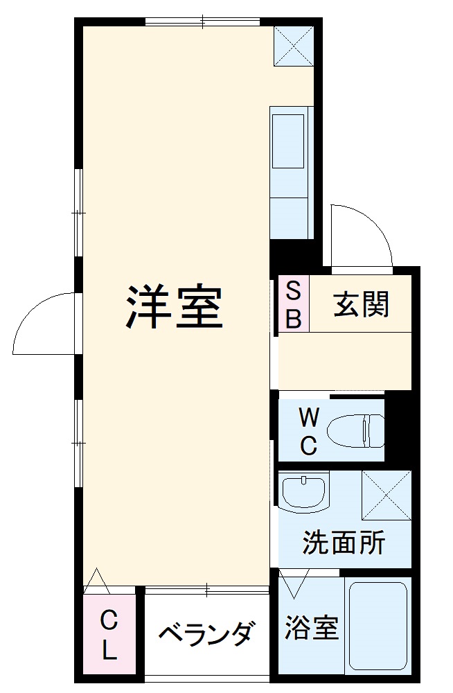 アジュール平戸橋の間取り