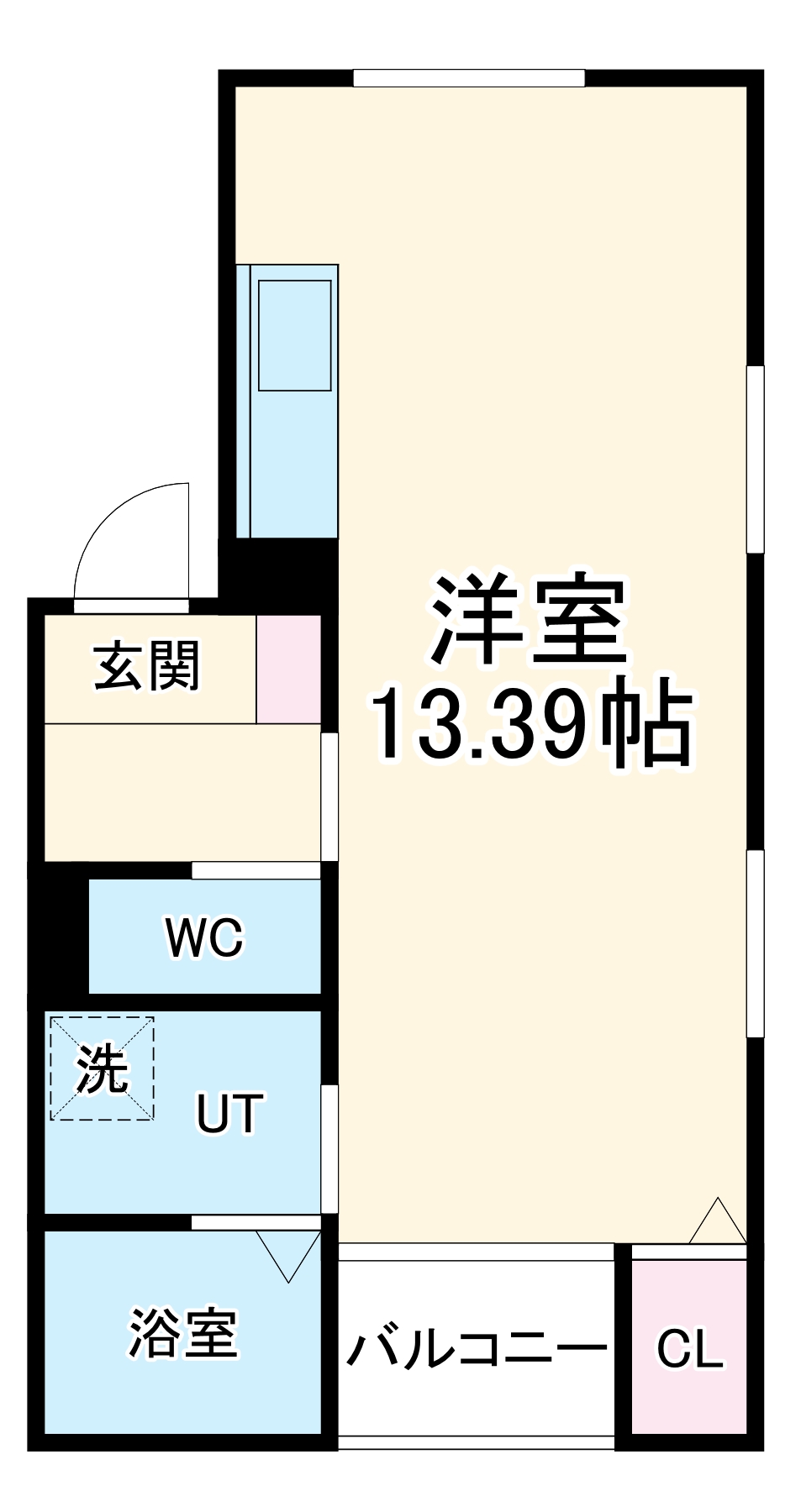 アジュール平戸橋の間取り