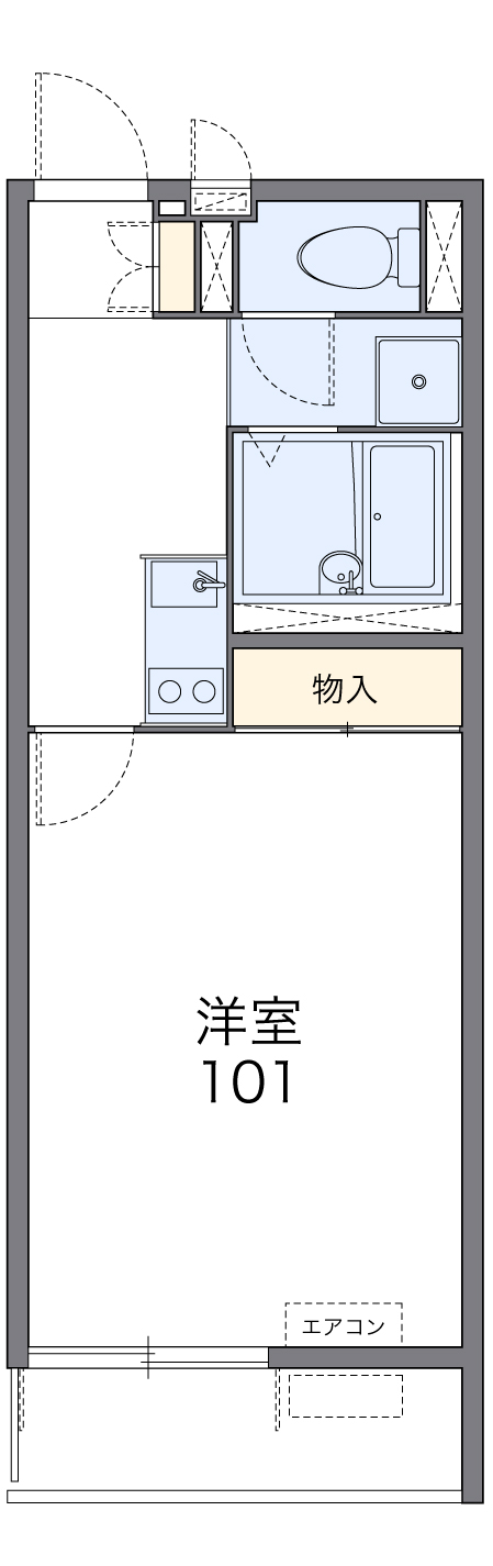 レオネクスト山王フォースイの間取り