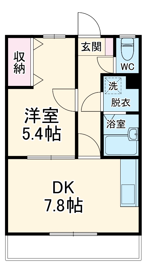 ガーデンコート平松APの間取り