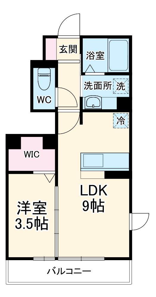ジュネス前原の間取り