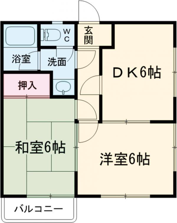 ハイツアキの間取り