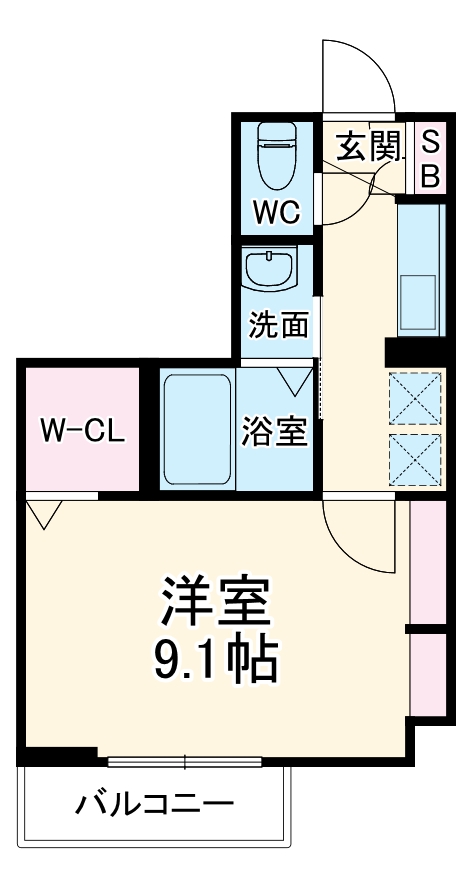 ShaMaison鎌ヶ谷の間取り