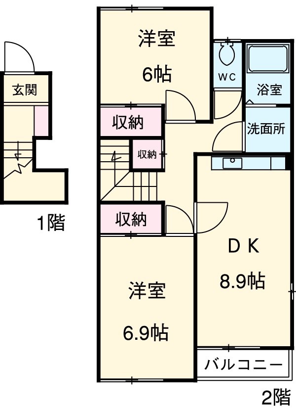 ブルーライト多喜の間取り