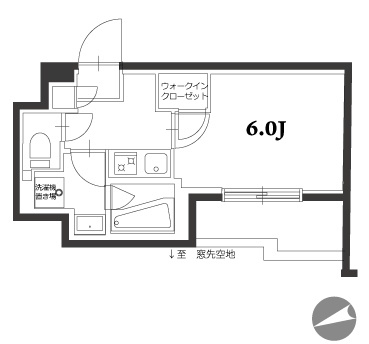 アジールコート品川中延の間取り