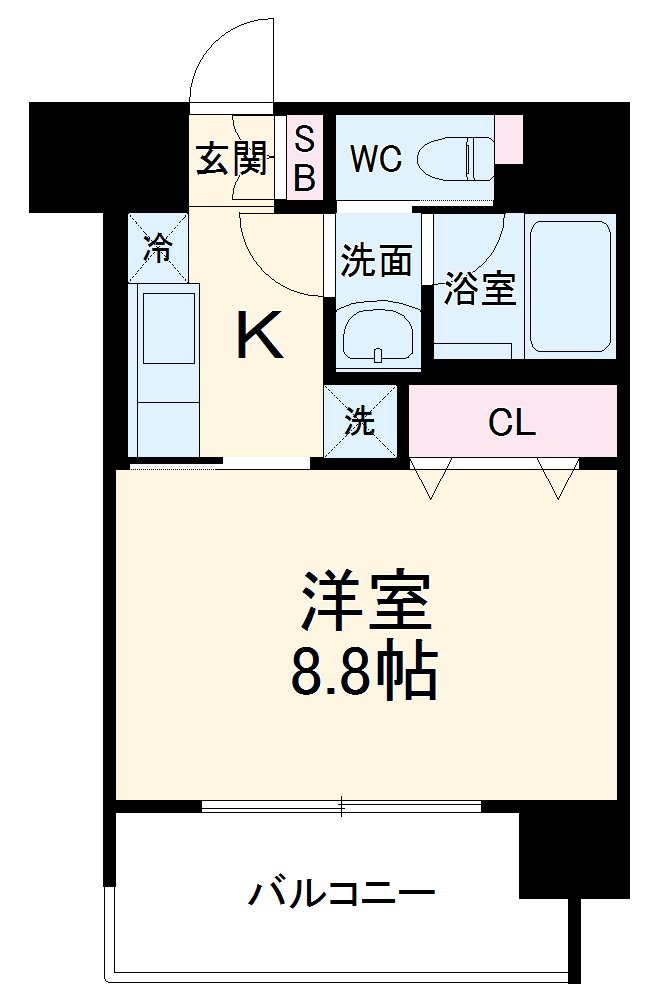 ルーエ池下の間取り
