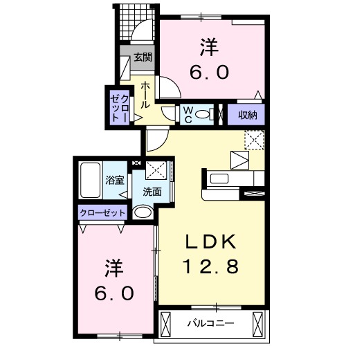 リヴェールの間取り