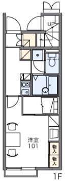 レオパレスルゥシエルの間取り