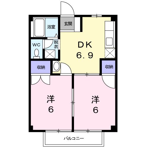 レジデンスMの間取り