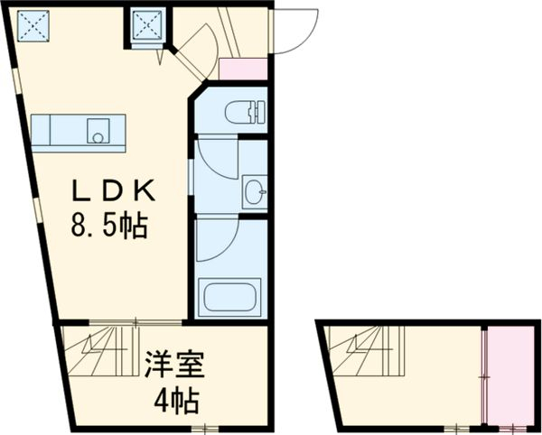 ボナチッタ１・207号室の間取り