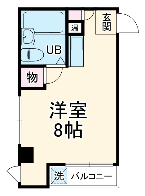 ＳＵＮ　ＥＡＳＴ　ＨＯＵＳＥ・301号室の間取り