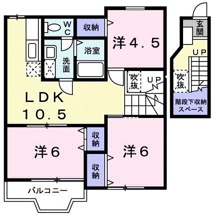 マロンAの間取り