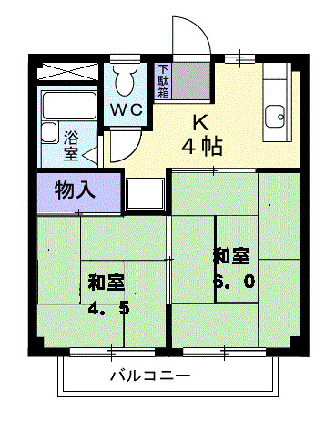 シティーハイツ88の間取り