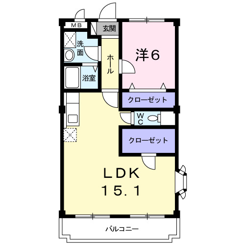 メゾンロイヤルコートの間取り