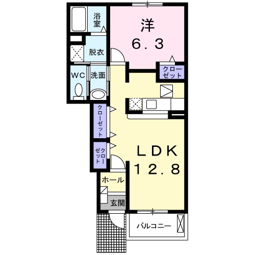 レフレールⅡの間取り