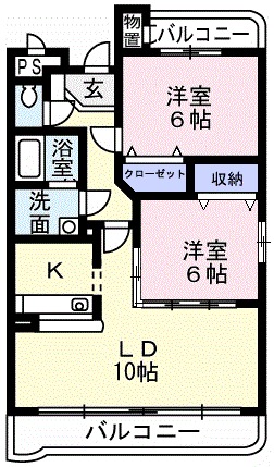 グラン フォンテ-ヌの間取り