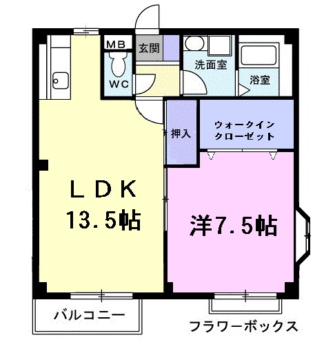 サニーコートの間取り